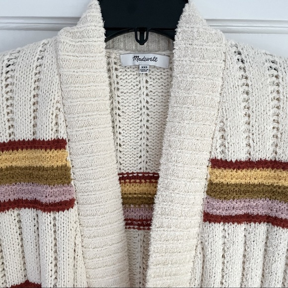 Madewell - Striped Diaz Open Cardigan - Picture 8 of 9